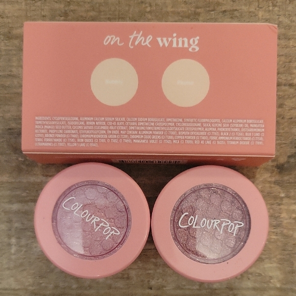 ColourPop On the Wing Super Shock Shadow Duo - NWT - Picture 7 of 9